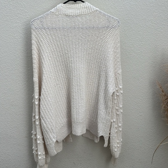 Madewell | Bobble cardigan sweater in bright Ivory - Picture 7 of 12